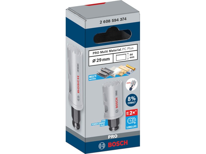 Žaga za izrezovanje lukenj PRO Multi Material PC Plus, 29mm, 2608594374